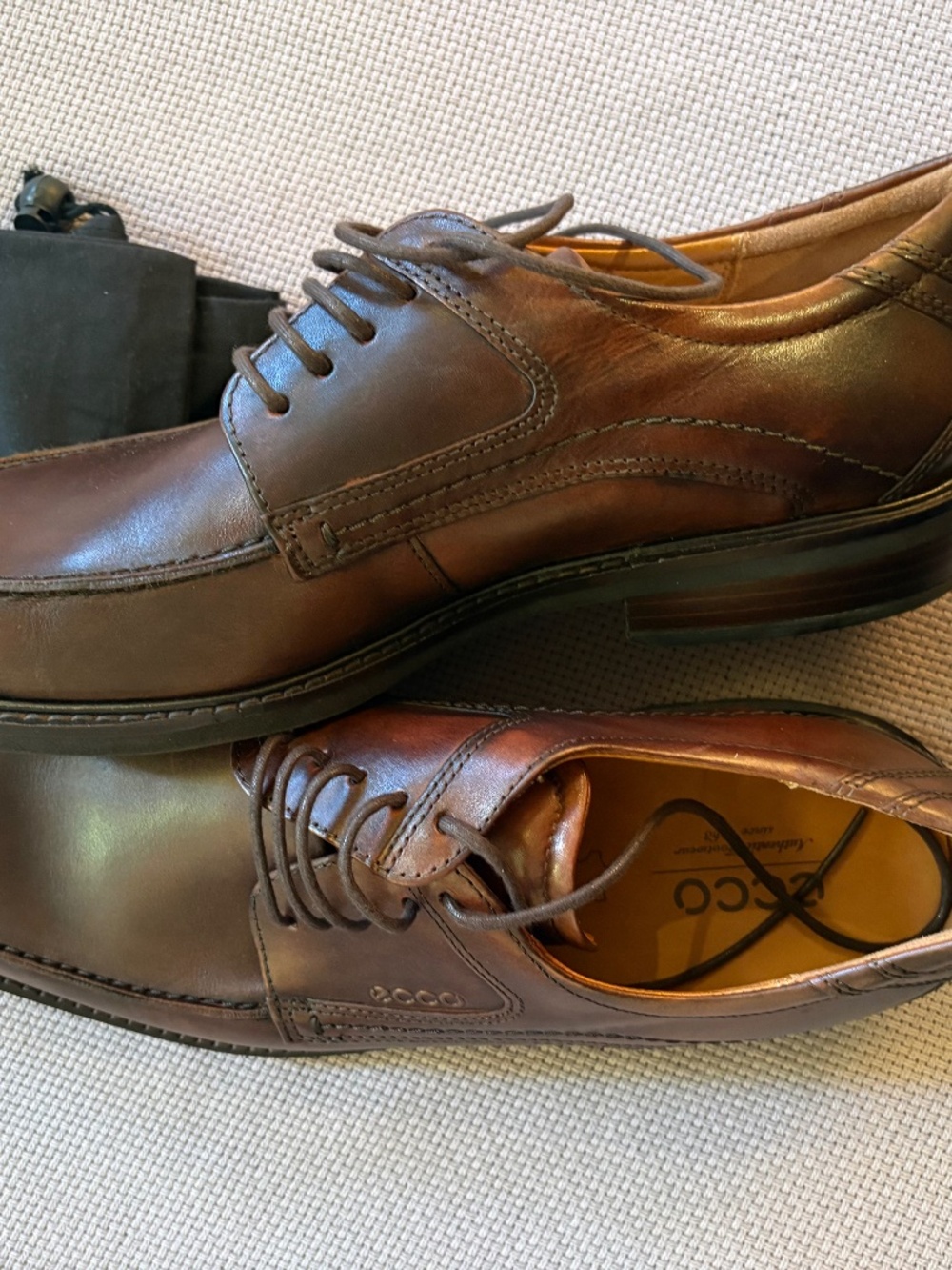 Ecco Windsor lace mens shoes - Picture 3 of 7